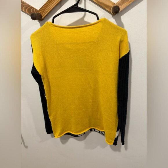 LISA TODD- Cotton & Cashmere Blend Sweater - Picture 5 of 5